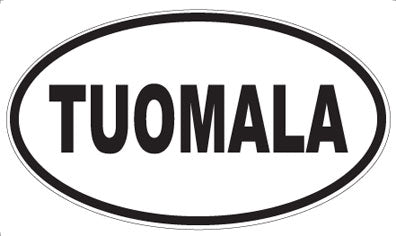 TUOMALA - Oval Sticker