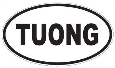 TUONG - Oval Sticker
