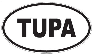 TUPA - Oval Magnet