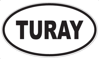 TURAY - Oval Sticker