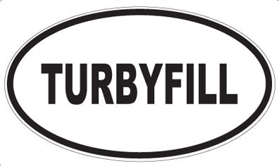 TURBYFILL - Oval Sticker