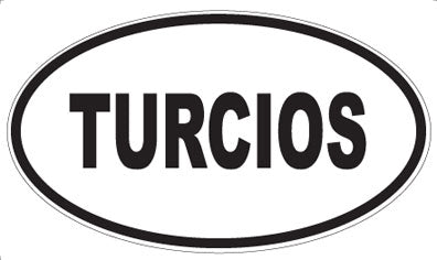 TURCIOS - Oval Sticker