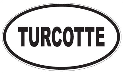 TURCOTTE - Oval Magnet