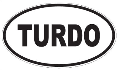 TURDO - Oval Magnet