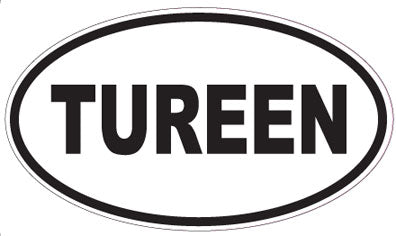 TUREEN - Oval Sticker