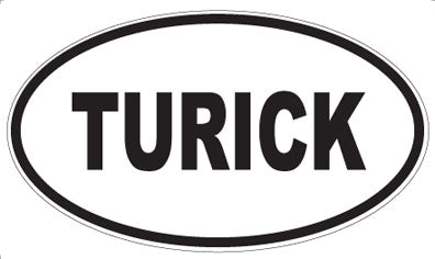 TURICK - Oval Magnet