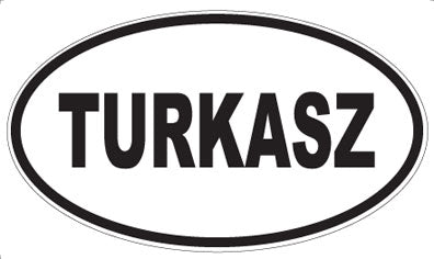 TURKASZ - Oval Sticker