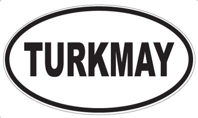 TURKMAY - Oval Magnet