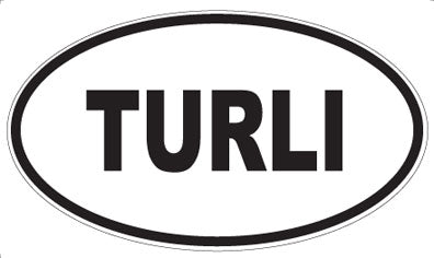 TURLI - Oval Sticker