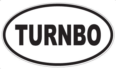 TURNBO - Oval Magnet