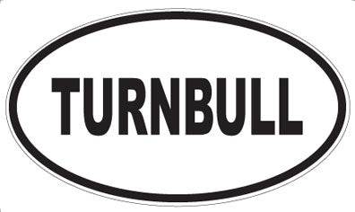 TURNBULL - Oval Sticker