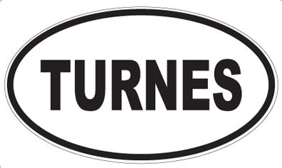 TURNES - Oval Magnet