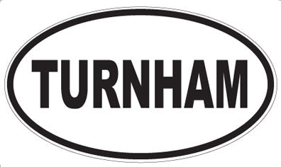 TURNHAM - Oval Magnet