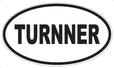 TURNNER - Oval Sticker