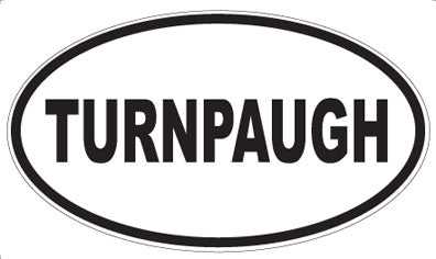 TURNPAUGH - Oval Magnet