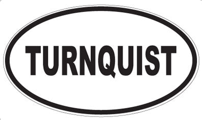 TURNQUIST - Oval Magnet