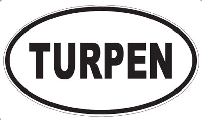 TURPEN - Oval Sticker