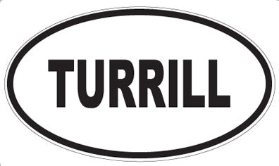 TURRILL - Oval Magnet