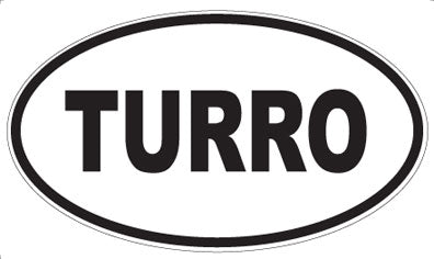 TURRO - Oval Magnet