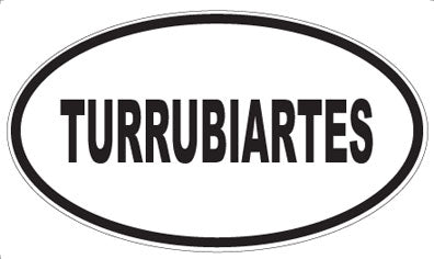 TURRUBIARTES - Oval Sticker