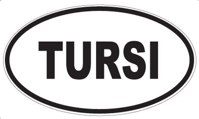 TURSI - Oval Sticker