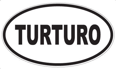 TURTURO - Oval Sticker