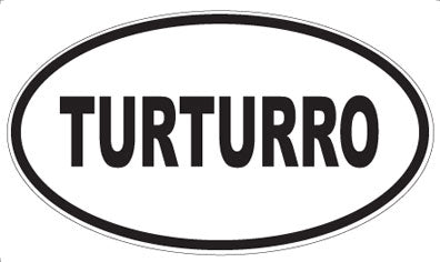 TURTURRO - Oval Magnet