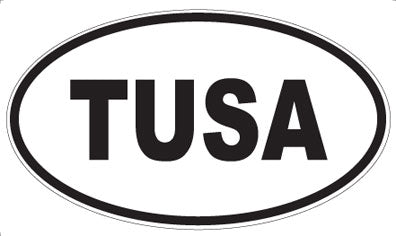 TUSA - Oval Magnet