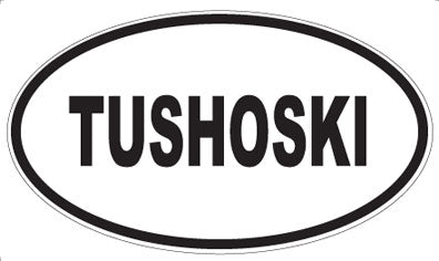 TUSHOSKI - Oval Magnet