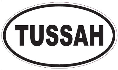 TUSSAH - Oval Sticker