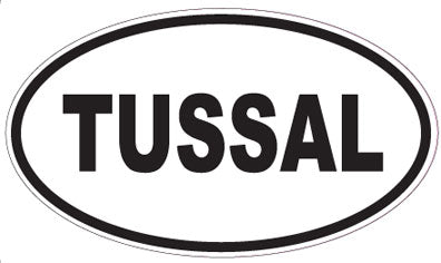 TUSSAL - Oval Sticker
