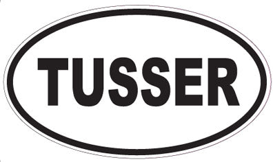 TUSSER - Oval Sticker
