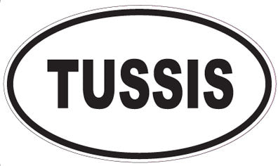 TUSSIS - Oval Sticker