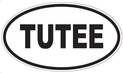 TUTEE - Oval Magnet