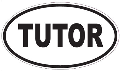 TUTOR - Oval Magnet