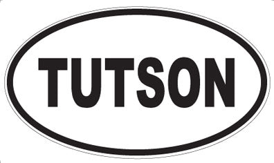 TUTSON - Oval Sticker