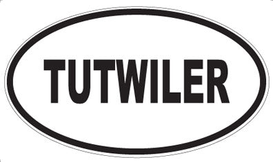 TUTWILER - Oval Magnet