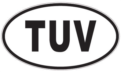TUV - 3 Letter Initials Oval Magnet