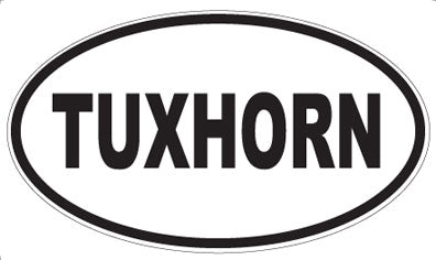 TUXHORN - Oval Sticker