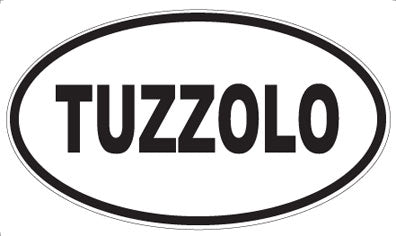 TUZZOLO - Oval Sticker