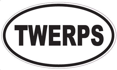 TWERPS - Oval Sticker