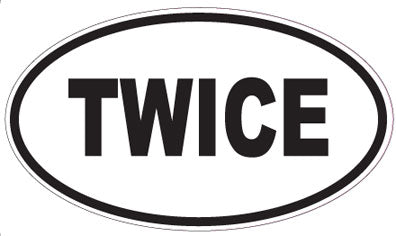 TWICE - Oval Magnet