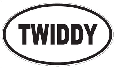 TWIDDY - Oval Magnet