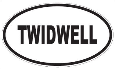 TWIDWELL - Oval Magnet