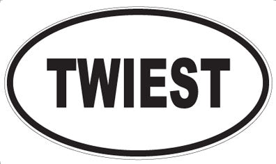 TWIEST - Oval Sticker