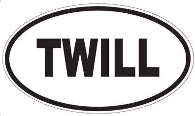 TWILL - Oval Magnet