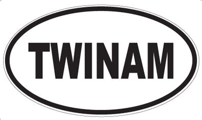 TWINAM - Oval Magnet