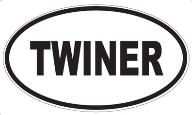 TWINER - Oval Magnet