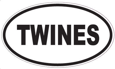 TWINES - Oval Sticker