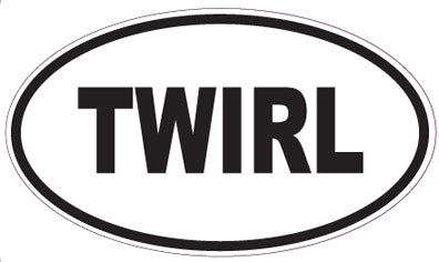 TWIRL - Oval Magnet